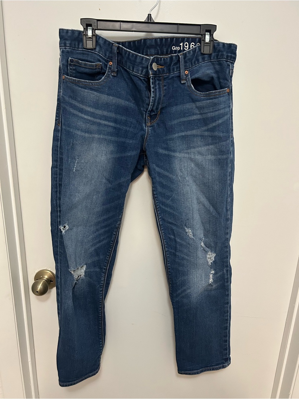 GAP Distressed Dark Blue Women's Jeans